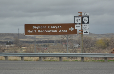 Bighorn River Sign