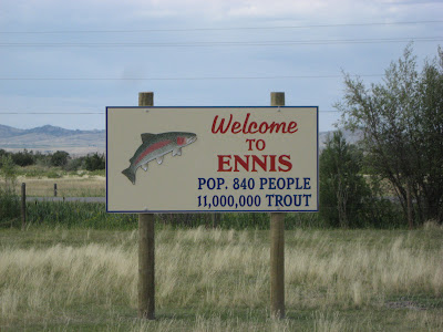 Ennis Montana Sign