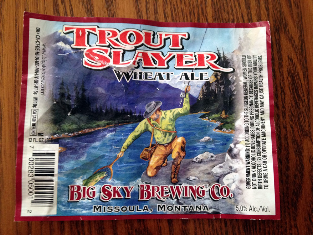 trout slayer wheat ale