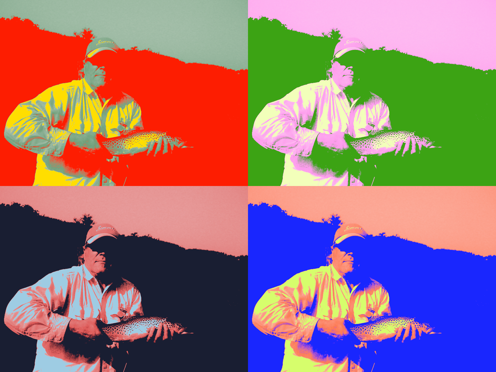 warhol white river fly fishing photo